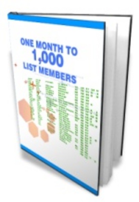 Product picture One Month 1000 members - make more money from your website